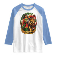 Woman Life Freedom Raglan Shirt Iranian Women Resistance Pride