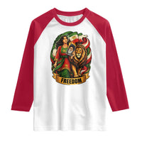 Woman Life Freedom Raglan Shirt Iranian Women Resistance Pride
