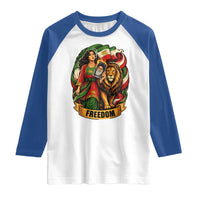 Woman Life Freedom Raglan Shirt Iranian Women Resistance Pride
