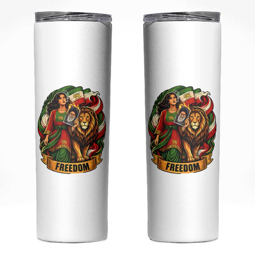 Woman Life Freedom Skinny Tumbler Iranian Women Resistance Pride