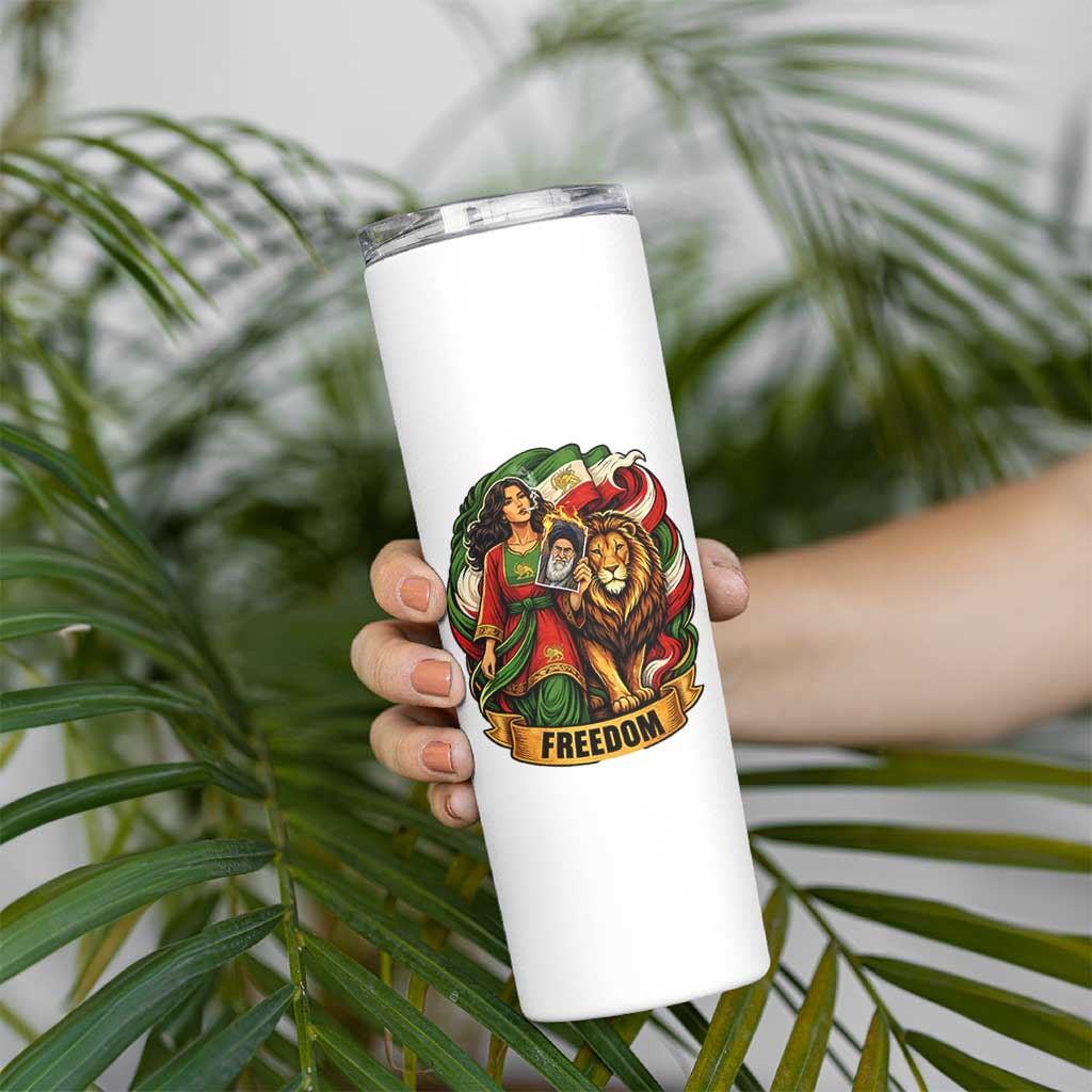 Woman Life Freedom Skinny Tumbler Iranian Women Resistance Pride
