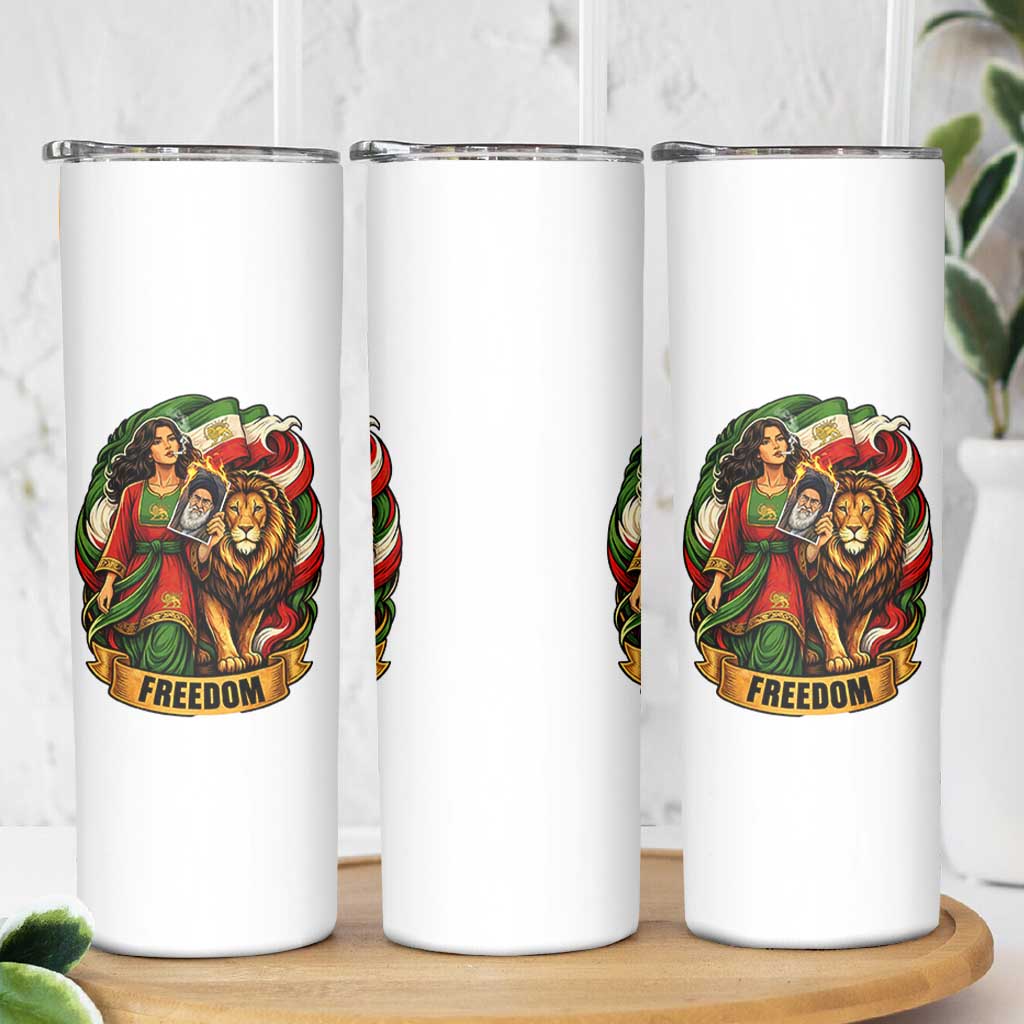 Woman Life Freedom Skinny Tumbler Iranian Women Resistance Pride