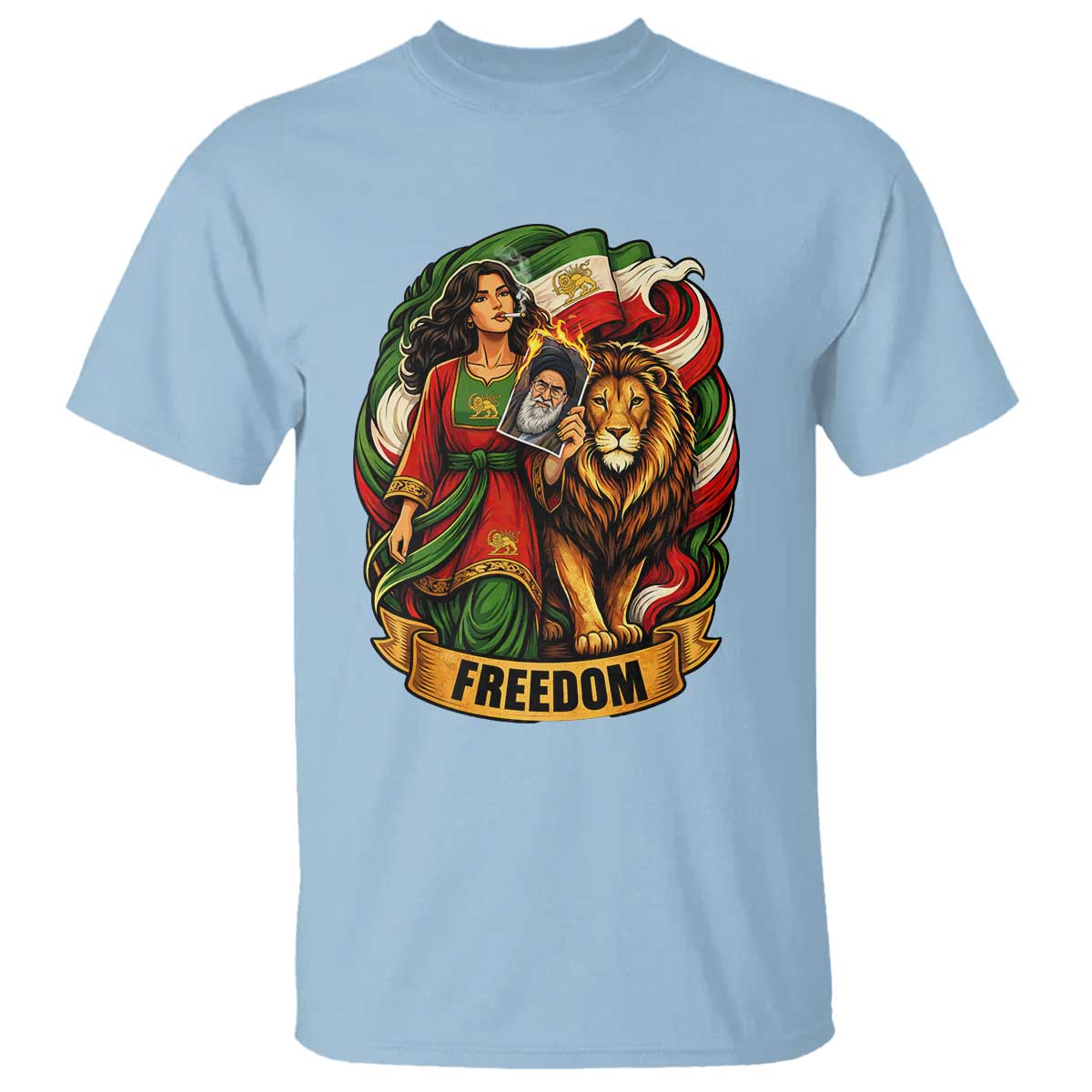 Woman Life Freedom T Shirt Iranian Women Resistance Pride