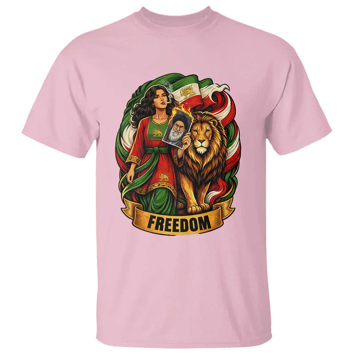 Woman Life Freedom T Shirt Iranian Women Resistance Pride