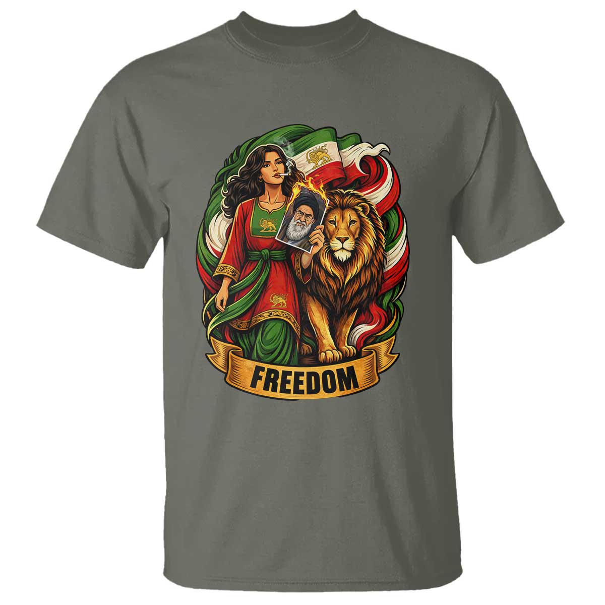 Woman Life Freedom T Shirt Iranian Women Resistance Pride