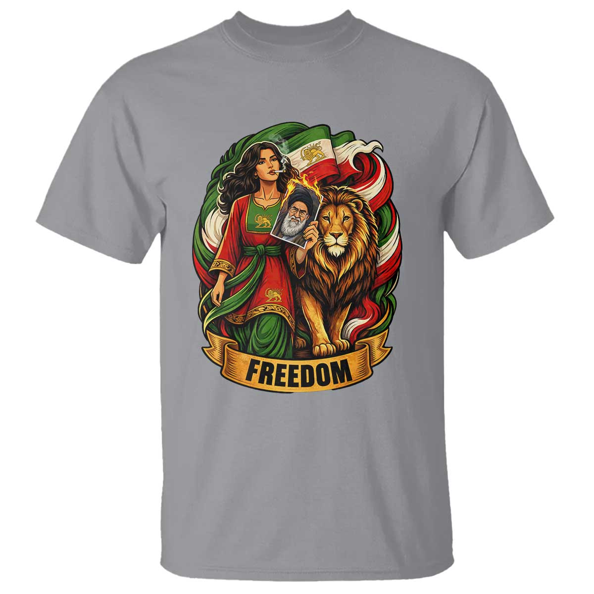 Woman Life Freedom T Shirt Iranian Women Resistance Pride