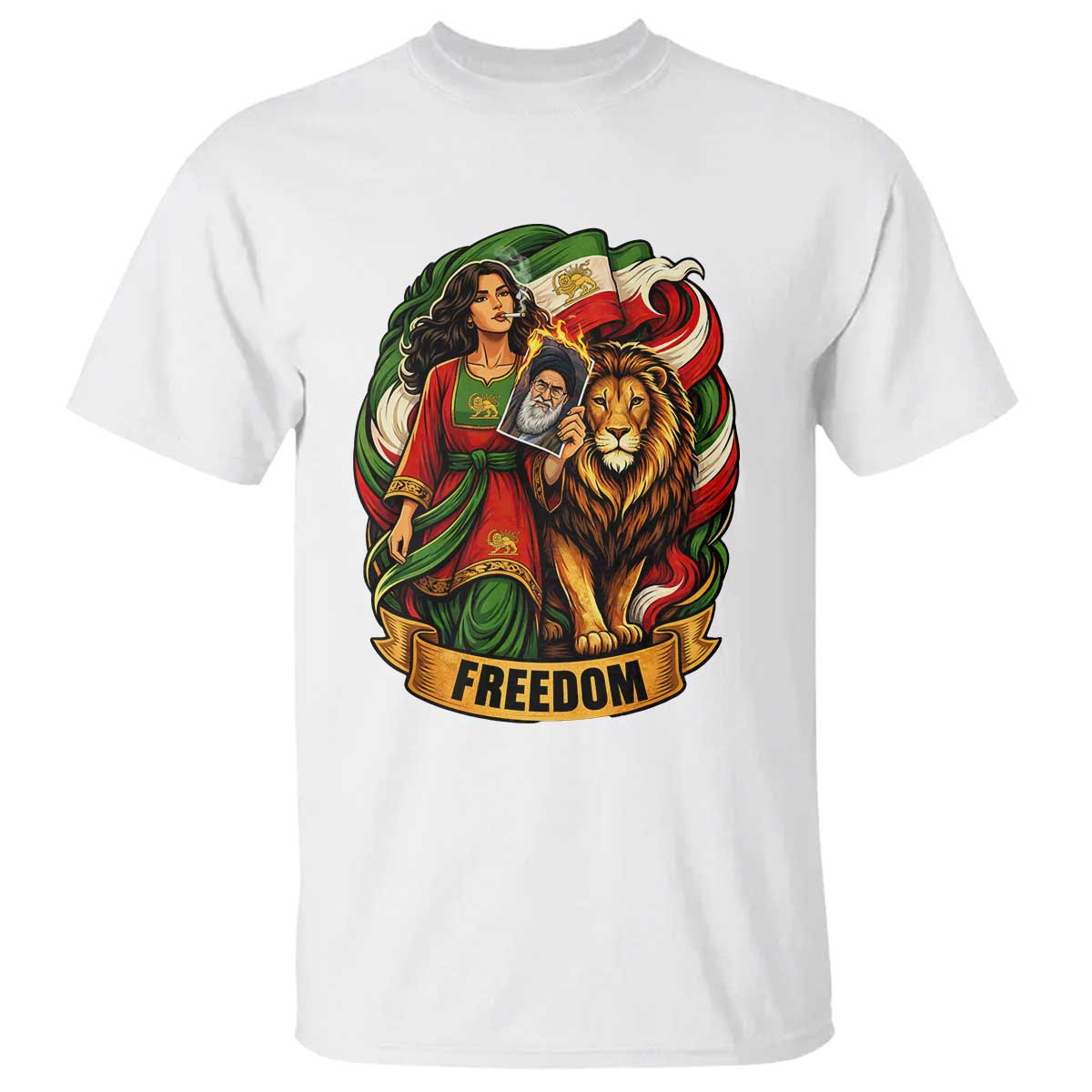 Woman Life Freedom T Shirt Iranian Women Resistance Pride