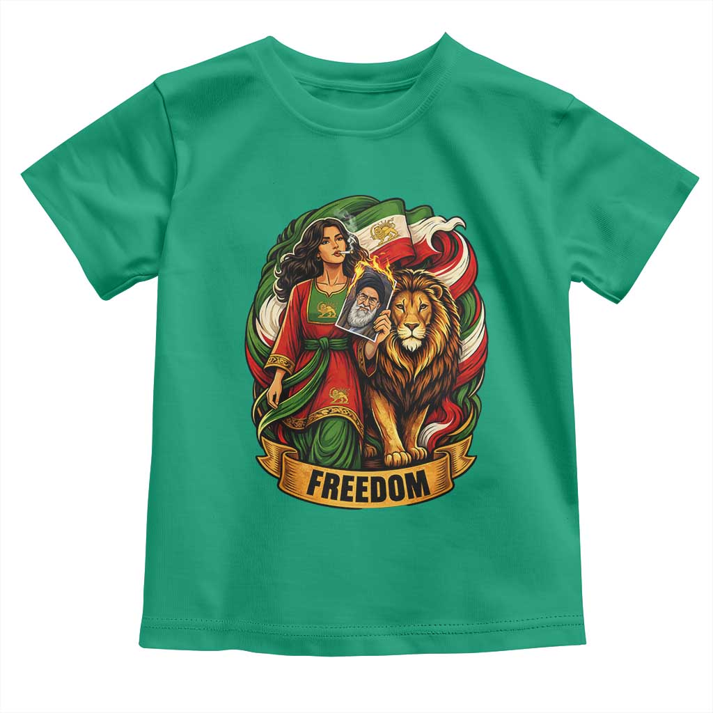 Woman Life Freedom Toddler T Shirt Iranian Women Resistance Pride