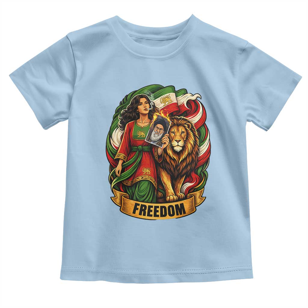 Woman Life Freedom Toddler T Shirt Iranian Women Resistance Pride