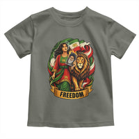 Woman Life Freedom Toddler T Shirt Iranian Women Resistance Pride