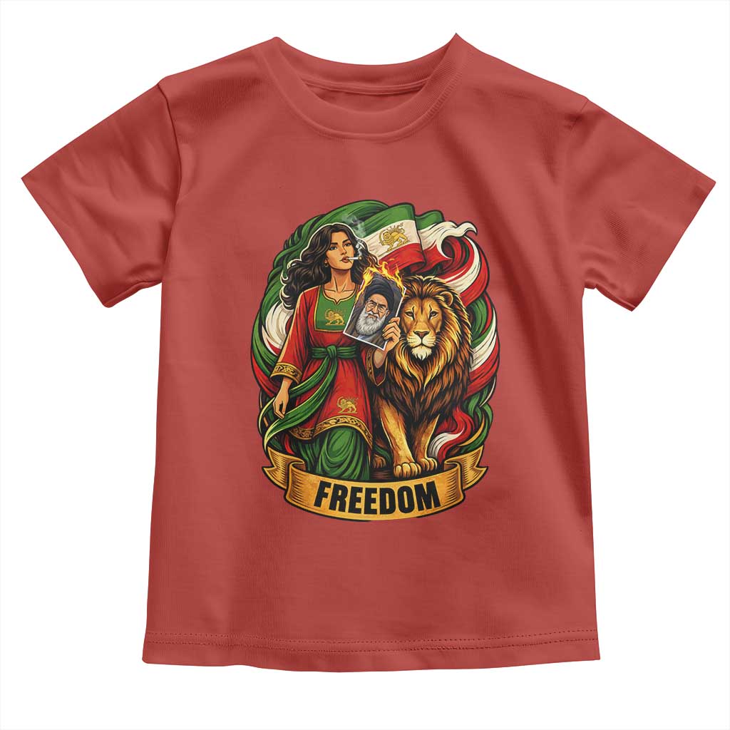 Woman Life Freedom Toddler T Shirt Iranian Women Resistance Pride