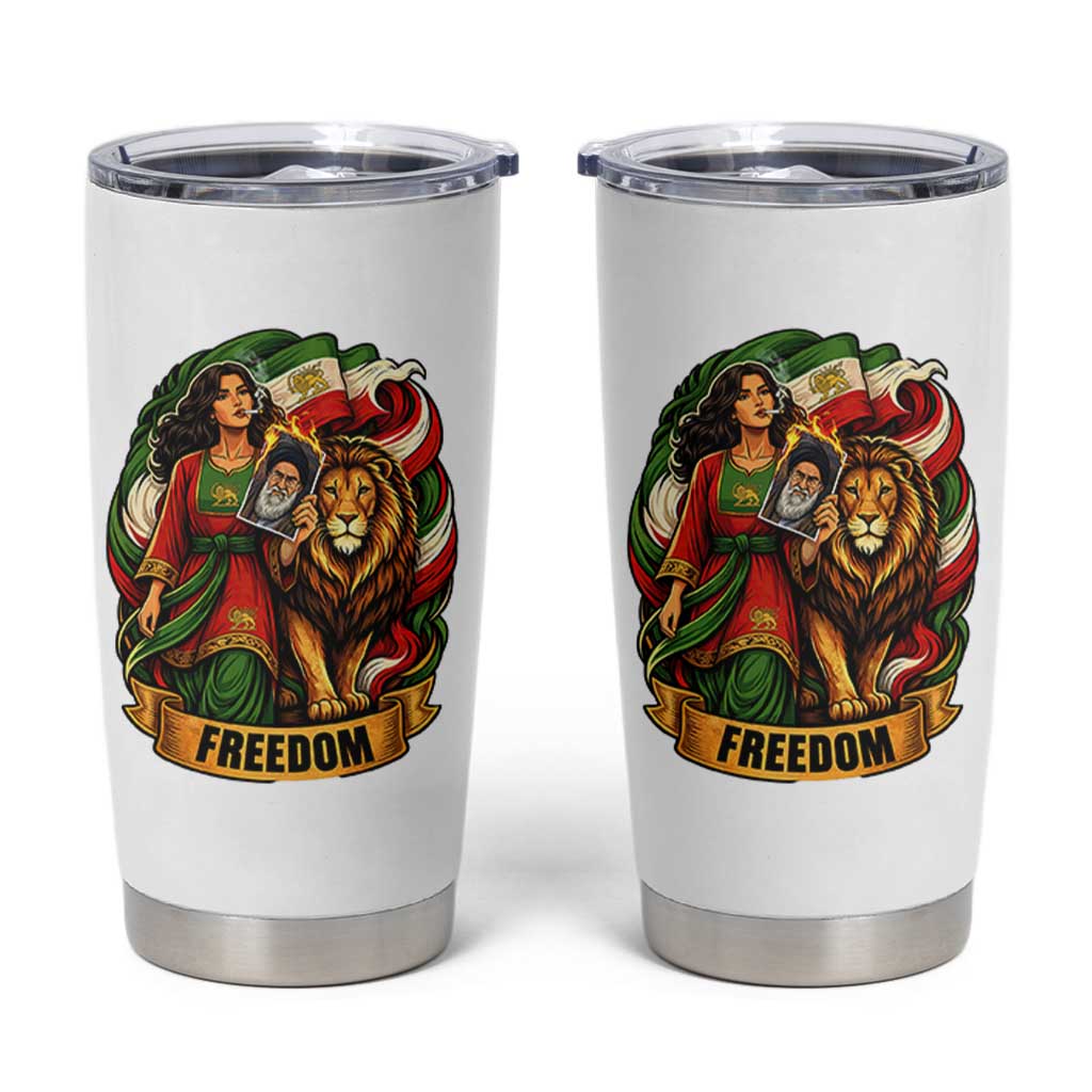 Woman Life Freedom Tumbler Cup Iranian Women Resistance Pride