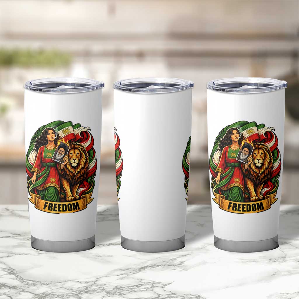 Woman Life Freedom Tumbler Cup Iranian Women Resistance Pride