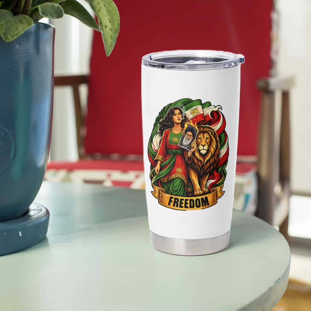 Woman Life Freedom Tumbler Cup Iranian Women Resistance Pride