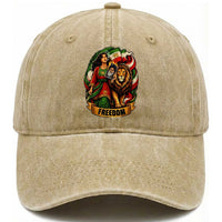 Woman Life Freedom Washed Cotton Baseball Cap Iranian Women Resistance Pride