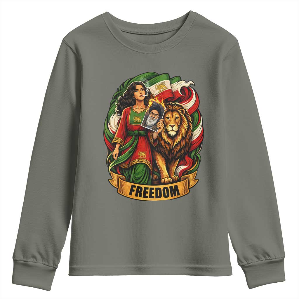Woman Life Freedom Youth Sweatshirt Iranian Women Resistance Pride
