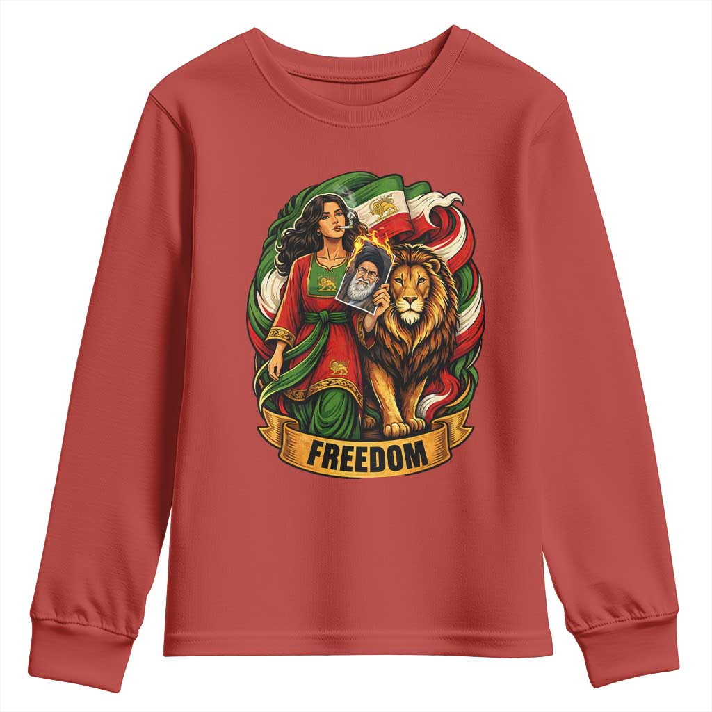 Woman Life Freedom Youth Sweatshirt Iranian Women Resistance Pride