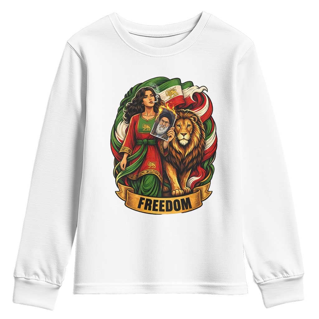 Woman Life Freedom Youth Sweatshirt Iranian Women Resistance Pride