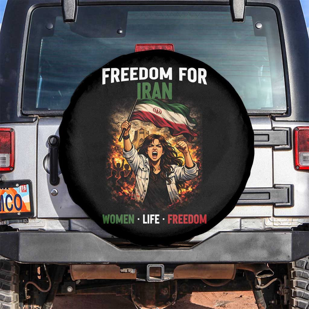 Iran Womens Protest Spare Tire Cover Freedom For Iran Resistance Movement