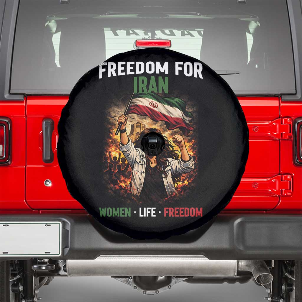 Iran Womens Protest Spare Tire Cover Freedom For Iran Resistance Movement