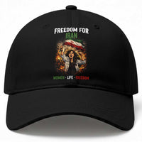 Iran Womens Protest Baseball Cap Freedom For Iran Resistance Movement