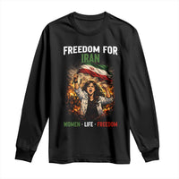 Iran Womens Protest Long Sleeve Shirt Freedom For Iran Resistance Movement