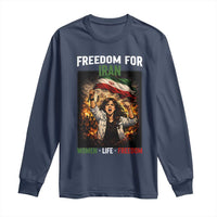 Iran Womens Protest Long Sleeve Shirt Freedom For Iran Resistance Movement