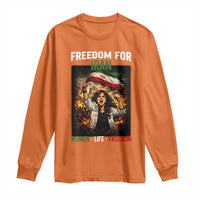 Iran Womens Protest Long Sleeve Shirt Freedom For Iran Resistance Movement