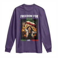 Iran Womens Protest Long Sleeve Shirt Freedom For Iran Resistance Movement