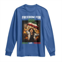 Iran Womens Protest Long Sleeve Shirt Freedom For Iran Resistance Movement