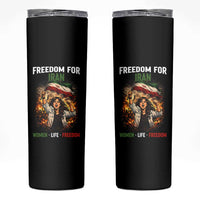 Iran Womens Protest Skinny Tumbler Freedom For Iran Resistance Movement