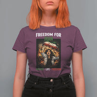 Iran Womens Protest T Shirt For Women Freedom For Iran Resistance Movement