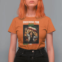 Iran Womens Protest T Shirt For Women Freedom For Iran Resistance Movement