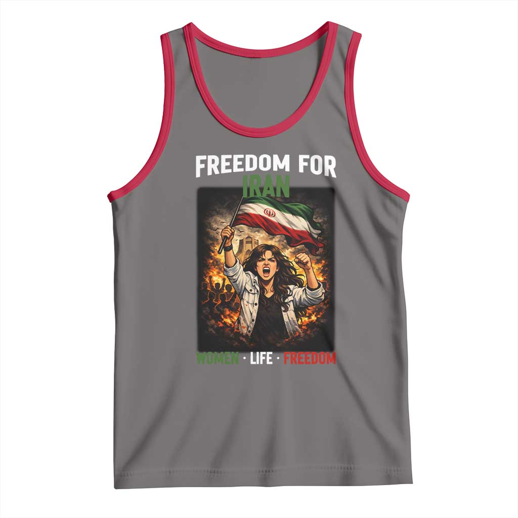 Iran Womens Protest Tank Top Freedom For Iran Resistance Movement