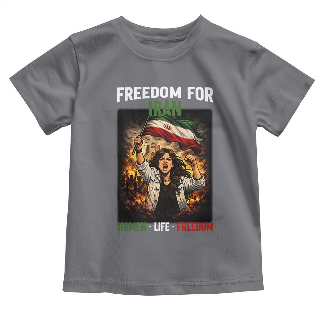 Iran Womens Protest Toddler T Shirt Freedom For Iran Resistance Movement