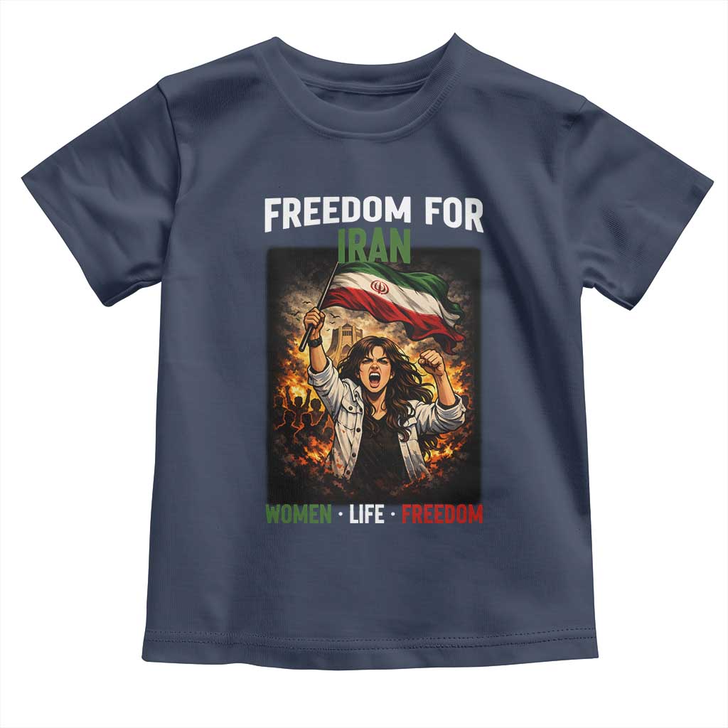 Iran Womens Protest Toddler T Shirt Freedom For Iran Resistance Movement