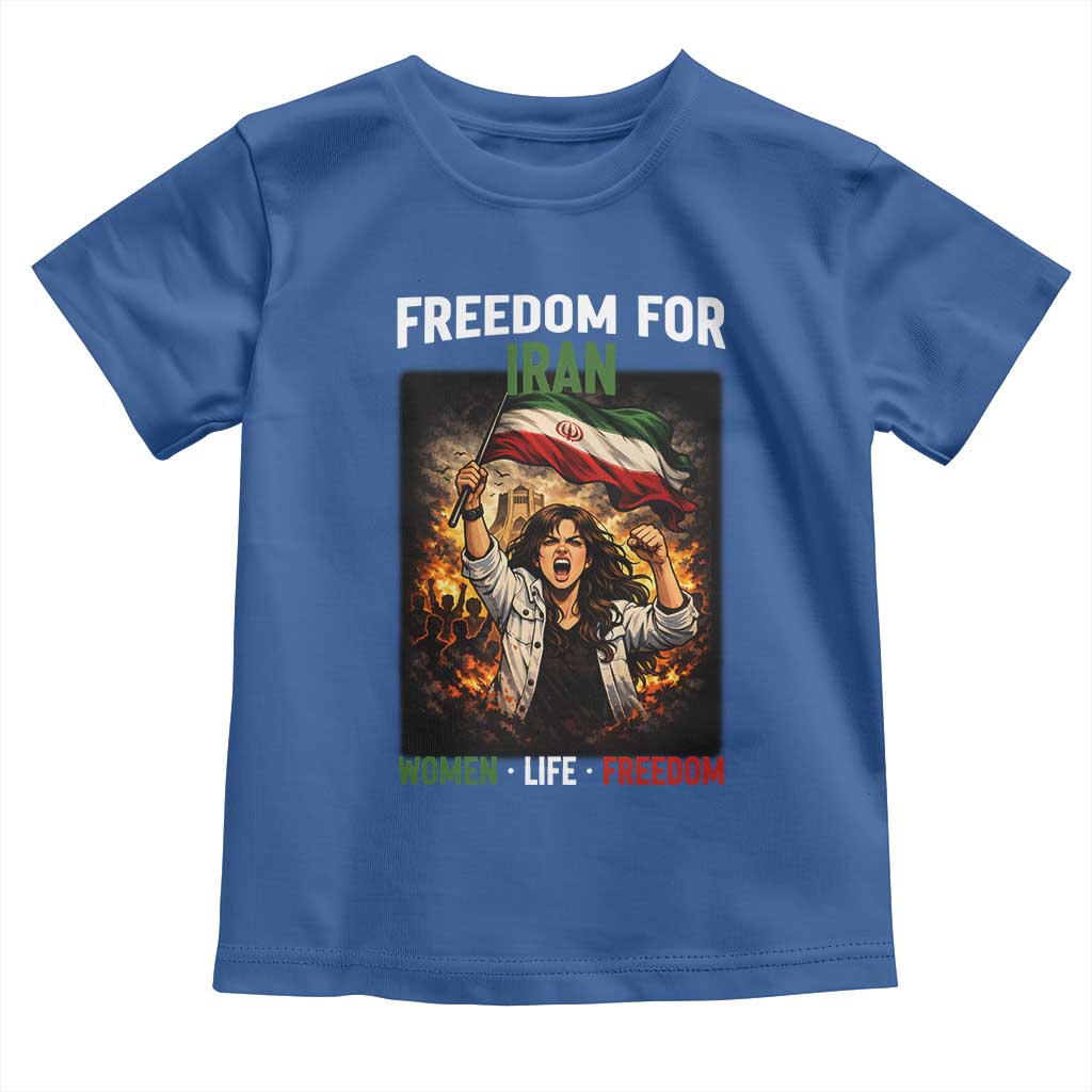 Iran Womens Protest Toddler T Shirt Freedom For Iran Resistance Movement