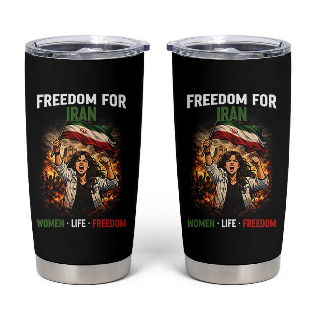 Iran Womens Protest Tumbler Cup Freedom For Iran Resistance Movement