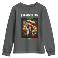 Iran Womens Protest Youth Sweatshirt Freedom For Iran Resistance Movement