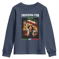 Iran Womens Protest Youth Sweatshirt Freedom For Iran Resistance Movement