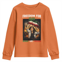 Iran Womens Protest Youth Sweatshirt Freedom For Iran Resistance Movement