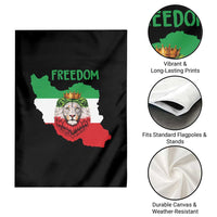 Freedom Iran Garden Flag Patriotic Persian Lion Resistance Movement Gift