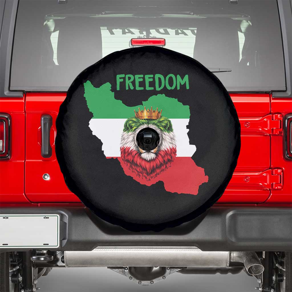 Freedom Iran Spare Tire Cover Patriotic Persian Lion Resistance Movement Gift