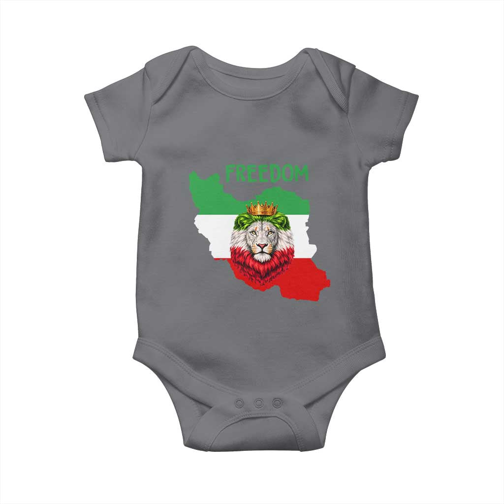 Freedom Iran Baby Onesie Patriotic Persian Lion Resistance Movement Gift