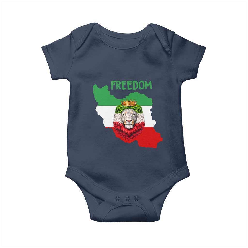 Freedom Iran Baby Onesie Patriotic Persian Lion Resistance Movement Gift