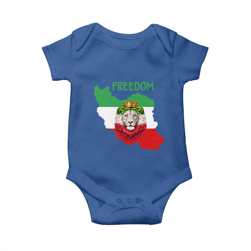 Freedom Iran Baby Onesie Patriotic Persian Lion Resistance Movement Gift