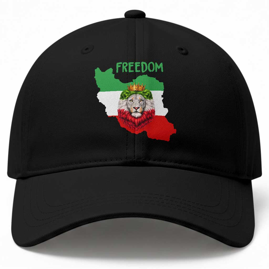 Freedom Iran Baseball Cap Patriotic Persian Lion Resistance Movement Gift