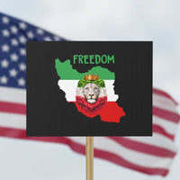 Freedom Iran Protest Sign Patriotic Persian Lion Resistance Movement Gift