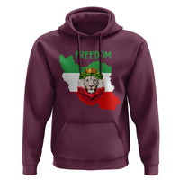 Freedom Iran Hoodie Patriotic Persian Lion Resistance Movement Gift
