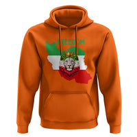 Freedom Iran Hoodie Patriotic Persian Lion Resistance Movement Gift